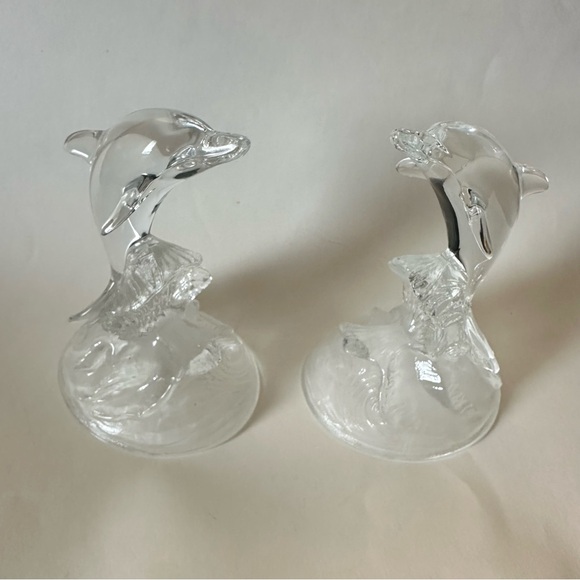 Cristal d’ Arques Set of Dolphins (2pc) made in France - Picture 4 of 9